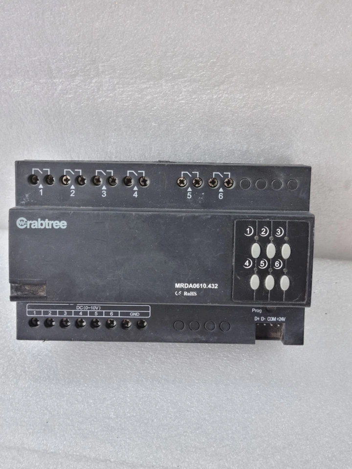 CRABTREE HDL-MRDA0610.432 6CH 10A 0-10V BALLAST CONTROLLER 15-30VDC